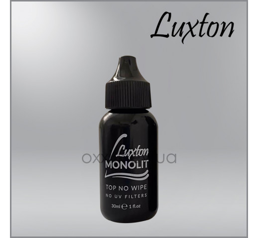 Топ для гель-лака без липкого слоя LUXTON Monolit без УФ фильтра , 30 мл
