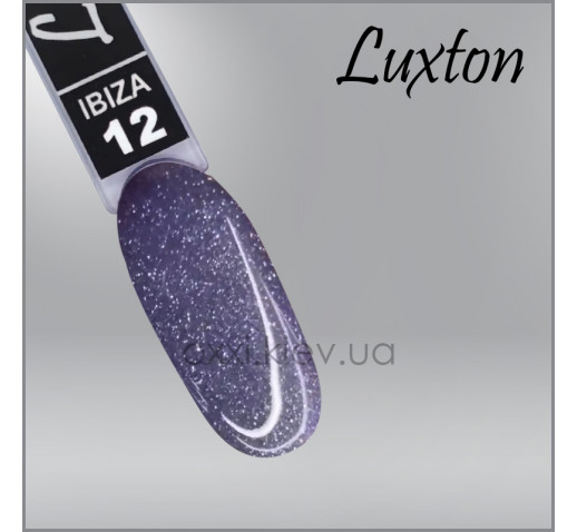 Гель-лак LUXTON Ibiza 12,светоотражающий серо-сиреневый, 10мл 