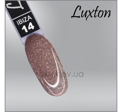 Гель-лак LUXTON Ibiza 14,светоотражающий кофе с молоком, 10мл