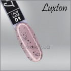 Камуфлирующая база LUXTON Lady Base 1, молочный с розовым шиммером и черной поталью, 10мл