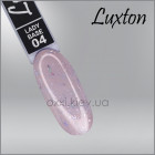 Камуфлирующая база LUXTON Lady Base 4, молочный с розовым шиммером и голубой и бирюзовой поталью, 10мл
