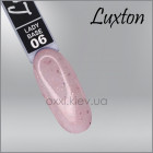 Камуфлирующая база LUXTON Lady Base 6, молочный с розовым шиммером и розовой поталью, 15мл 