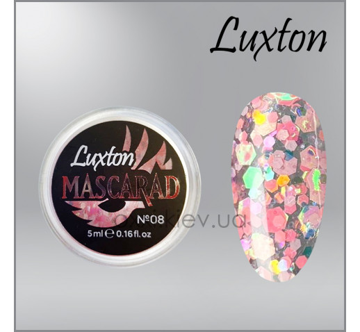Глиттерный гель Luxton Mascarad 8, 5г
