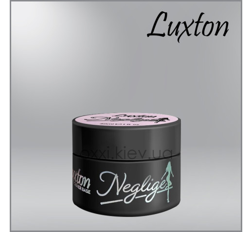 Камуфлирующая база для гель-лака LUXTON Neglige Base 6, нежно-розовая с шиммером, 30мл