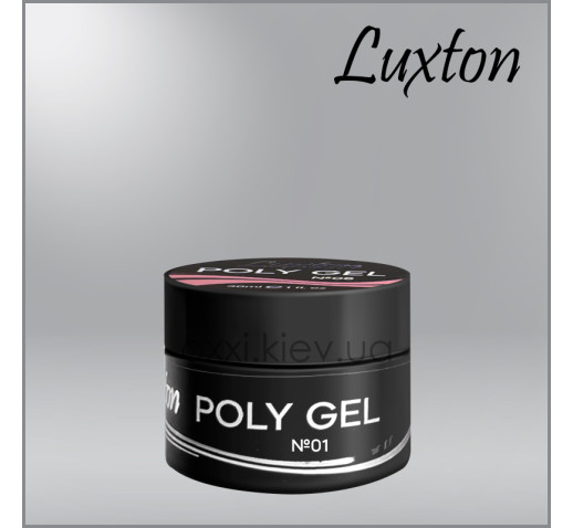 Poly Gel Luxton 1, прозрачный, 30мл