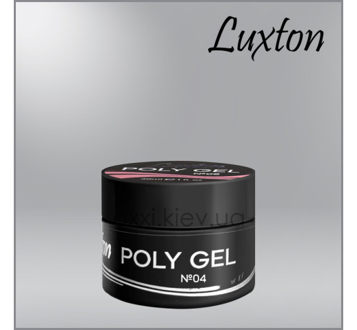 Poly Gel Luxton 4, розовый, 30мл