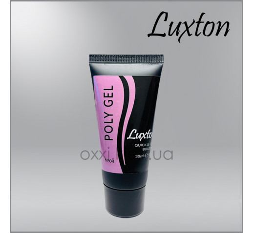 Poly Gel Luxton 4, бледно-розовый, 30мл