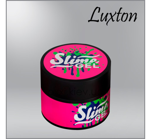 Гель для объемных дизайнов Luxton Slime gel, прозрачный, 15 мл
