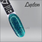 Гель-лак LUXTON Titan 16 бирюзовый с блестками, 10мл