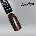 Гель-лак LUXTON 165 шоколадный с блестками, 10мл