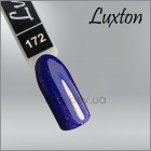 Гель-лак LUXTON 172 глубокий синий с цветным шиммером, 10мл