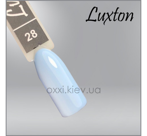 Гель-лак LUXTON 28 приглушенно-голубой, эмаль, 10мл
