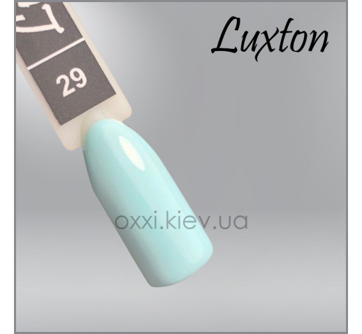 Гель-лак LUXTON 29 бирюзовый с микроблеском, 10мл