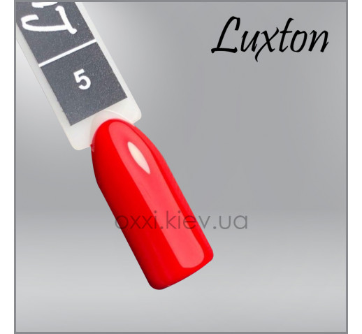 Гель-лак LUXTON 5 красный, эмаль, 10мл