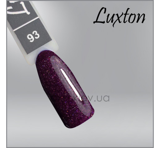 Гель-лак LUXTON 93 розовый баклажан с шиммерами, 10мл