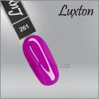 Гель-лак LUXTON 261, фиолетовая фуксия, эмаль, 10мл