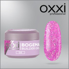 Моделирующий гель Builder Bogema Gel Oxxi Professional HEMA/TPO free, 4, ярко-розовый с голографическими блестками, 15мл