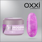 Моделирующий гель Builder Bogema Gel Oxxi Professional HEMA/TPO free, 5, лиловый с голографическими блестками, 15мл 
