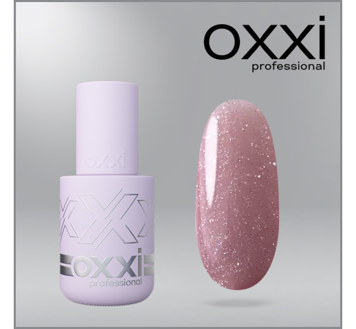 Полигель Liquid Poly Gel OXXI Professional, 25, розово-бежевый с шимерами, 10мл
