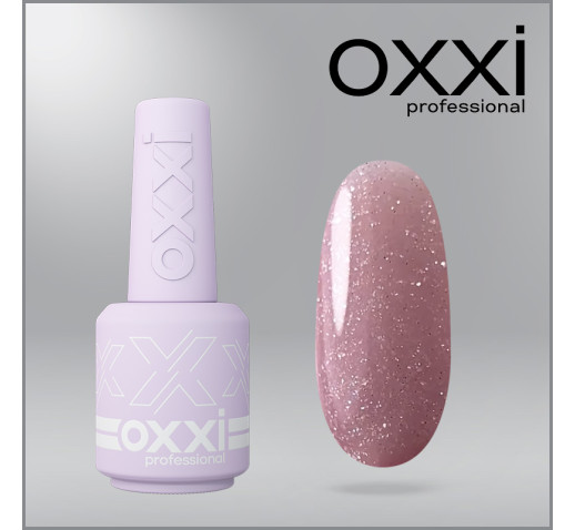 Полигель Liquid Poly Gel OXXI Professional, 25, розово-бежевый с шимерами, 15мл 