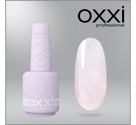 Полигель Liquid Poly Gel OXXI Professional, 28, молочный с розовым шимером, 15мл