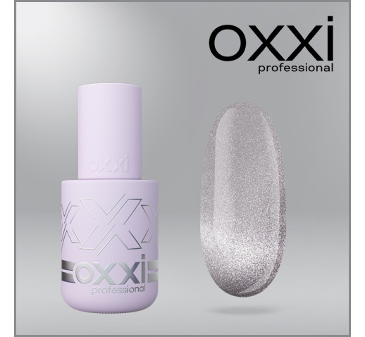 Гель-лак Oxxi Lux Silk Cat 1, бежево-серый, магнитный, 10мл