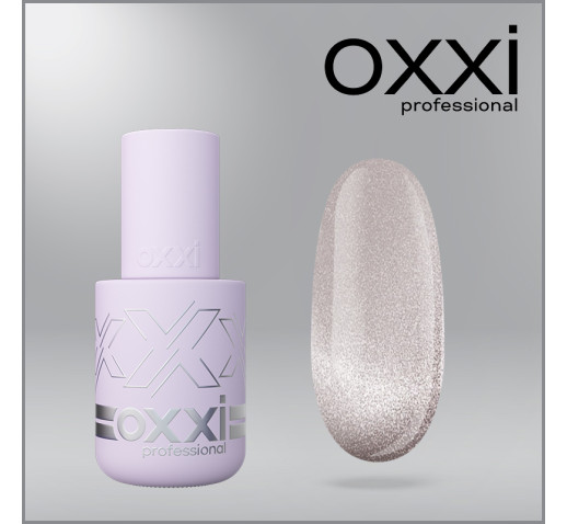 Гель-лак Oxxi Lux Silk Cat 2, светло-бежевый, магнитный, 10мл
