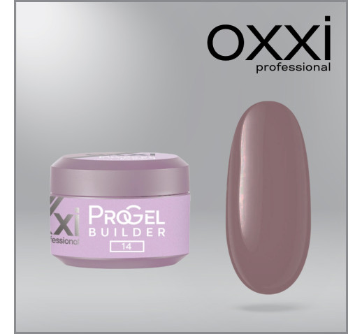 Моделирующий гель Oxxi Builder ProGel 14 HEMA/TPO free, какао, 15 мл 