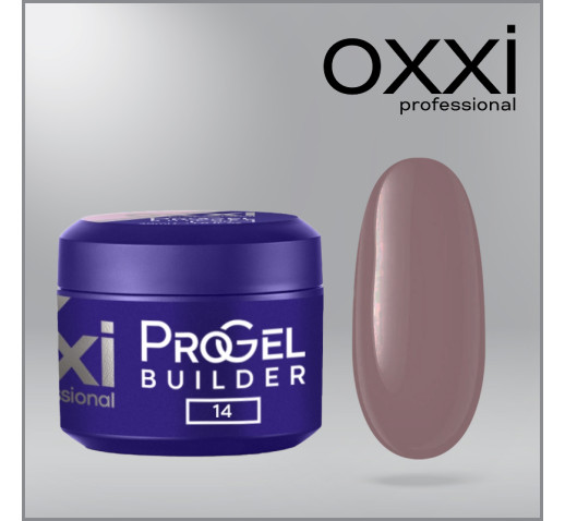 Моделирующий гель Oxxi Builder ProGel 14 HEMA/TPO free, какао, 30 мл