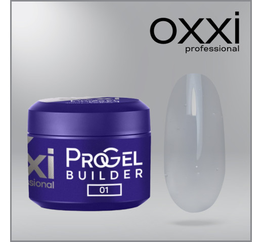 Моделирующий гель Oxxi Builder ProGel 1 HEMA/TPO free, прозрачный, 30 мл