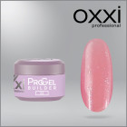 Моделирующий гель Oxxi Builder ProGel 22 HEMA/TPO free, коричнево-бежевый с блестками, 15 мл