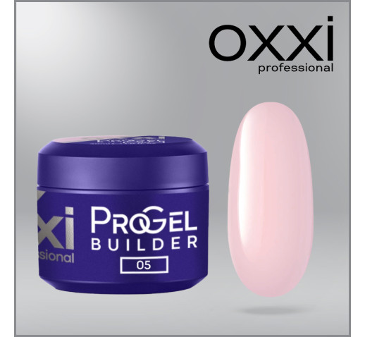 Моделирующий гель Oxxi Builder ProGel 5 HEMA/TPO free, нежно-бежевый, 30 мл