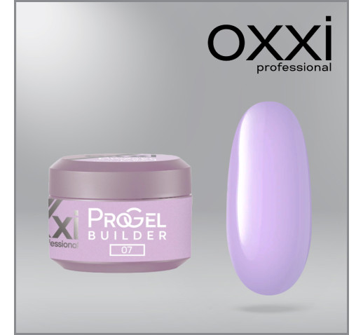 Моделирующий гель Oxxi Builder ProGel 7 HEMA/TPO free, нежно-сиреневый, 15 мл