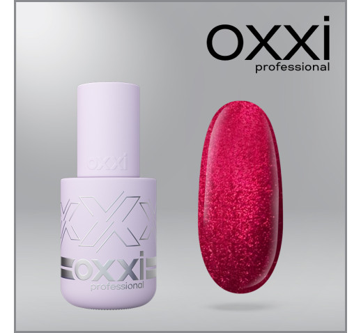 Гель-лак Oxxi Ruby Cat 2, красно-малиновый, магнитный, 10мл 