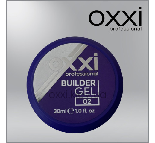Моделирующий гель Builder Gel Oxxi Professional, 2, белый, 30мл