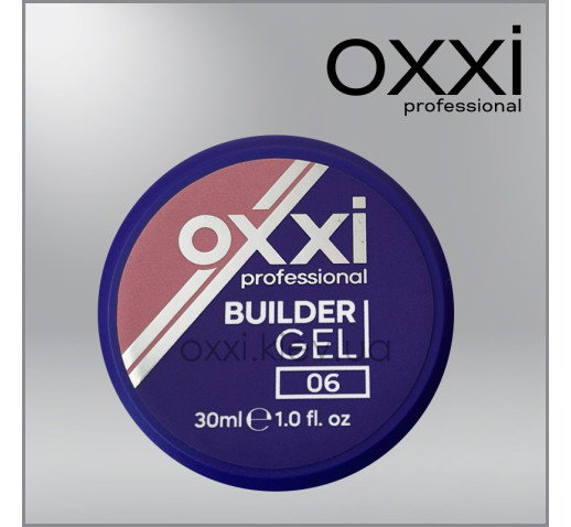 Моделирующий гель Builder Gel Oxxi Professional, 6, 30мл
