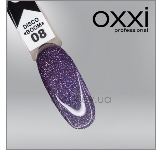 Гель-лак Disco Boom Oxxi 8, фиалковый, светоотражающий, 10мл