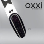 Светооражающая камуфлирующая база Electric Base Oxxi Professional 9, черная з шиммерами, 10мл