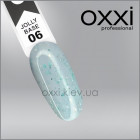 Камуфлирующая база Jolly Base Oxxi Professional 6, молочный с серебристой и зеленой поталью, 10мл