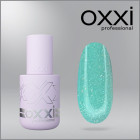 Камуфлирующая база Sugar Base Oxxi Professional 10, зеленая с глиттером, 10мл 