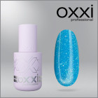 Камуфлирующая база Sugar Base Oxxi Professional 9, ярко-голубая с глиттером, 10мл