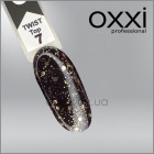 Топ для гель-лака Oxxi Professional Twist Top 7, прозрачный с золотой крошкой, 10 мл