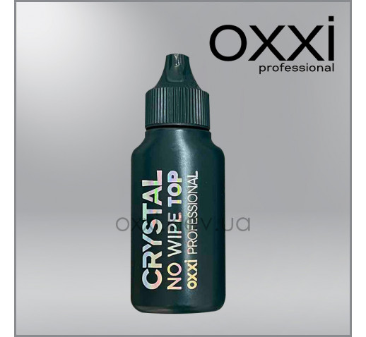 Топ для гель-лака без липкого слоя Oxxi Professional Top CRYSTAL no-wipe UV, 30м