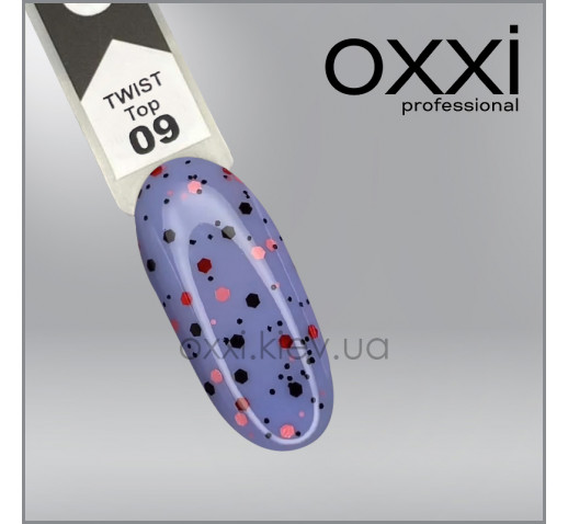 Топ для гель-лака Oxxi Professional Twist Top 9, 10 мл