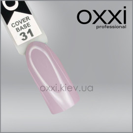 Камуфлирующая база для гель-лака Oxxi Professional Cover Base Coat 31, пепельно-лиловая, 15мл