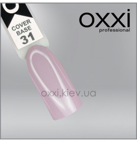 Камуфлирующая база для гель-лака Oxxi Professional Cover Base Coat 31, пепельно-лиловая, 15мл