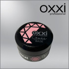 Камуфлирующая база для гель-лака Oxxi Professional Cover Base Coat 10 нежно-розовая с серебряным шиммером, 30мл