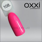 Гель-лак Oxxi 108 очень яркий розовый, неоновый, 10мл