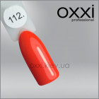 Гель-лак Oxxi 112 яркий красно-оранжевый, неоновый, 10мл