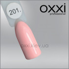 Гель-лак Oxxi 201 светлый персиково-розовый, эмаль, 10мл